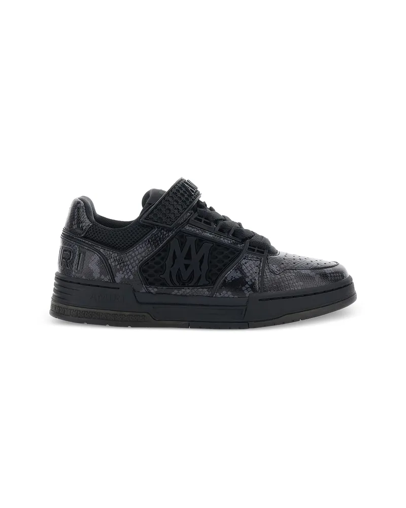 Amiri Python-embossed MA Skyline Sneakers Black