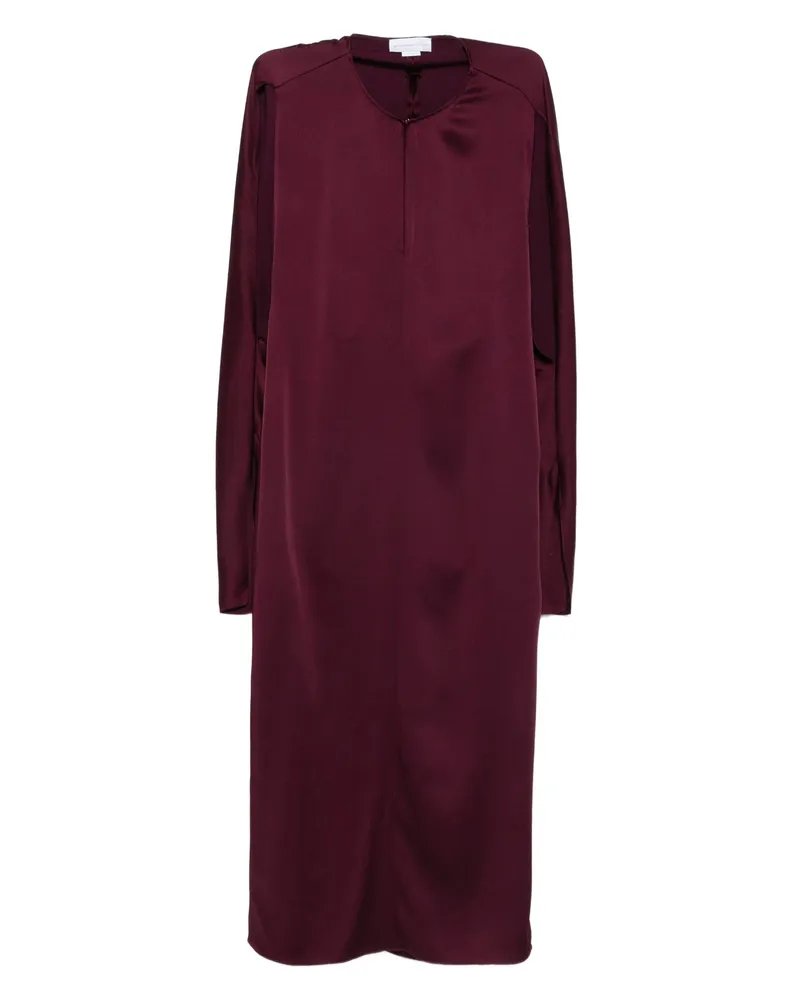 Stella McCartney Cape Dress Red