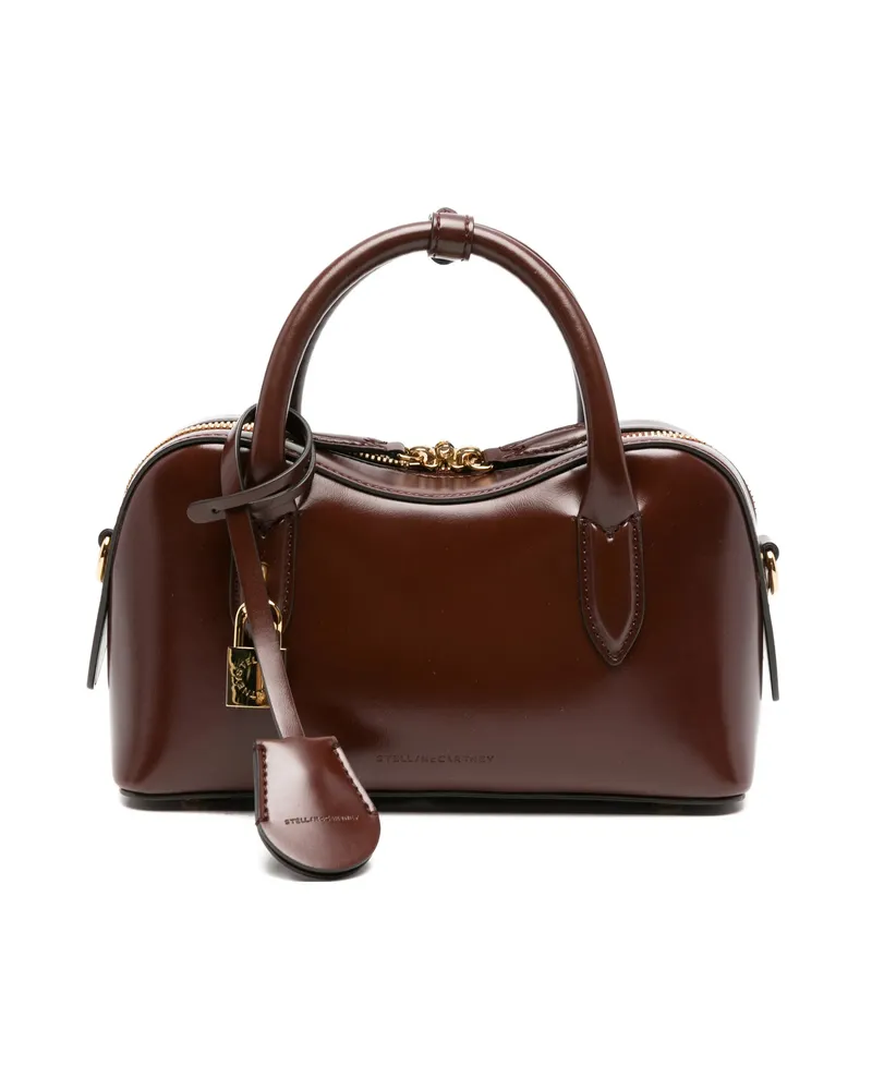 Stella McCartney Small Ryder Padlock-detail Tote Bag Brown
