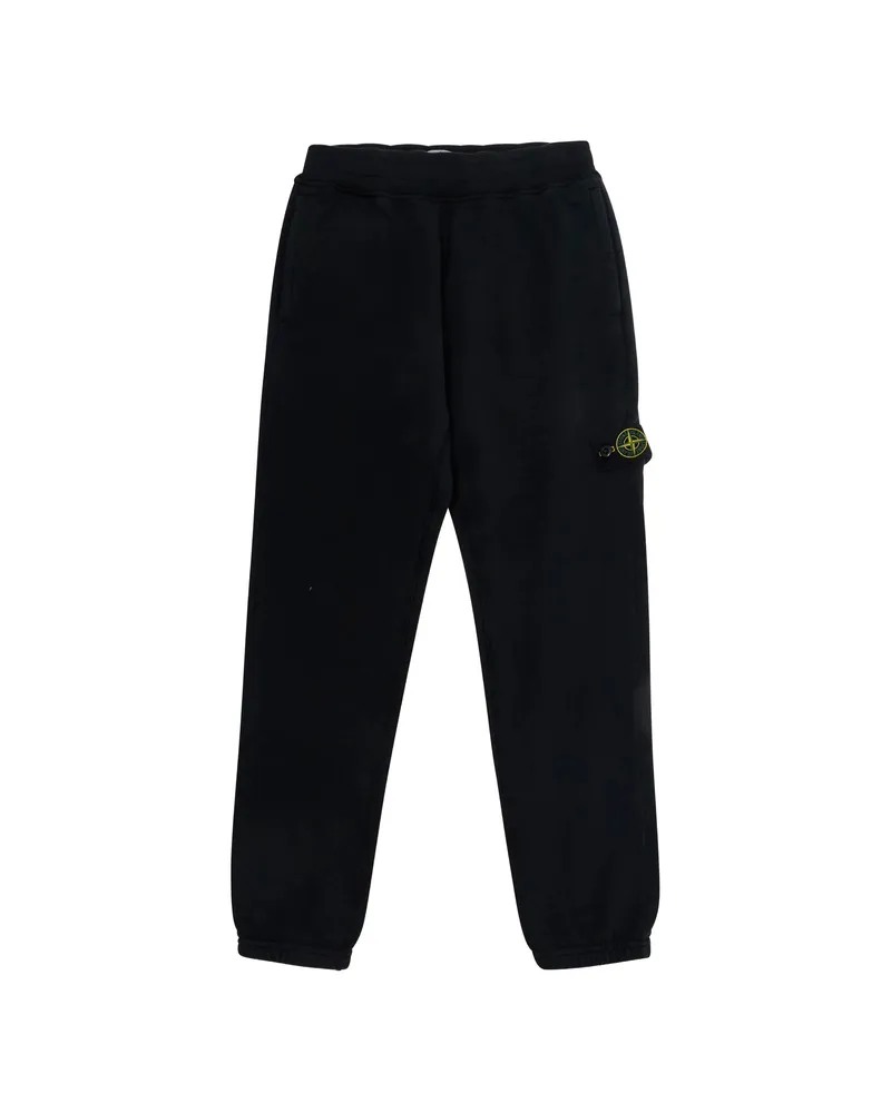 Stone Island Compass-patch Track Pants Black
