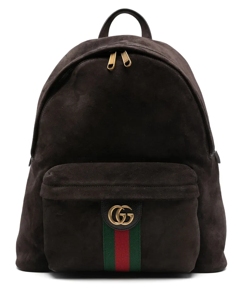 Gucci Medium Ophidia Backpack Brown