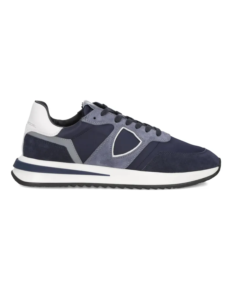 Philippe Model Mesh-panelled Sneakers Blue