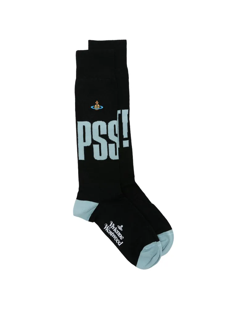 Vivienne Westwood Logo-print Socks Black