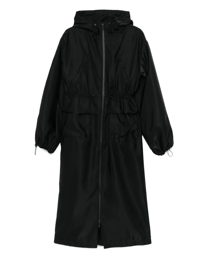 Cecilie Bahnsen Hooded Coat Black