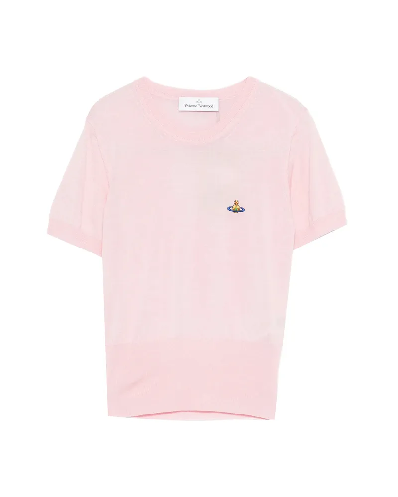 Vivienne Westwood Bea Short-sleeve Sweater Pink