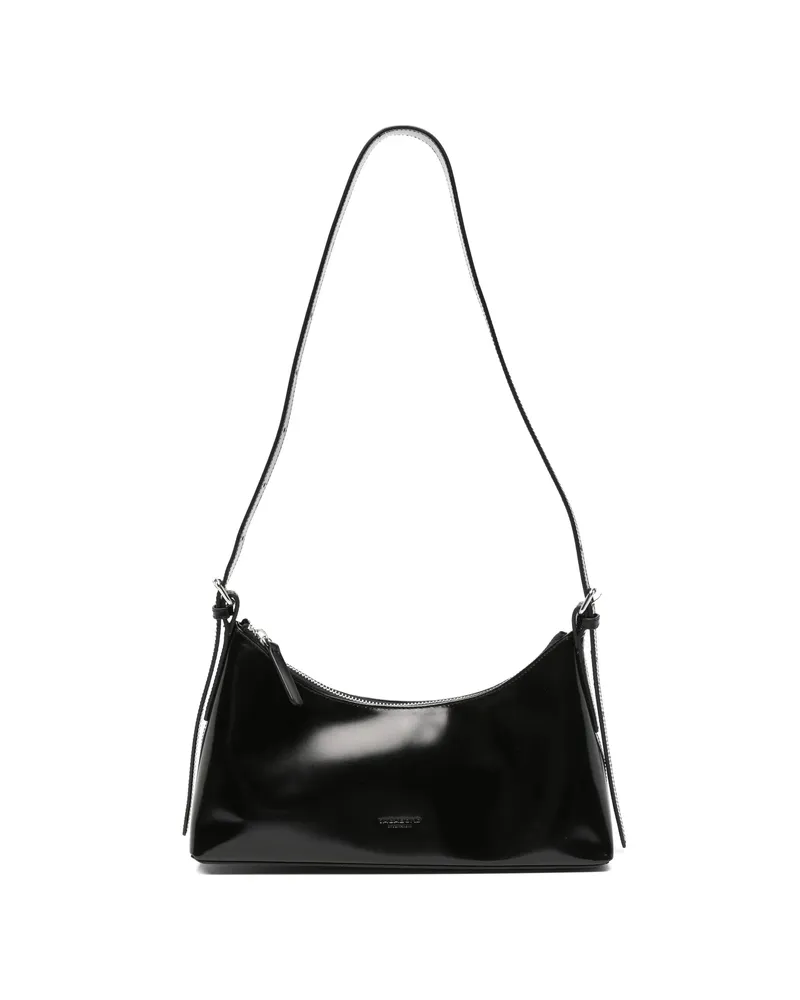 Vagabond Mini Bari Polished-finish Shoulder Bag Black