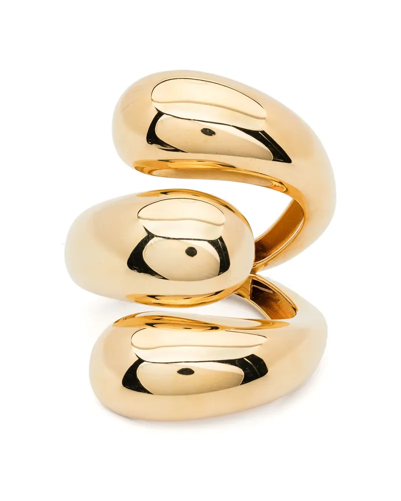 Federica Tosi Curved Wrap Bracelet Gold