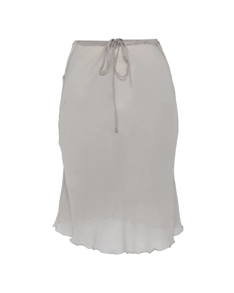 GIMAGUAS Bahia Tie-waist Mini Skirt Grey