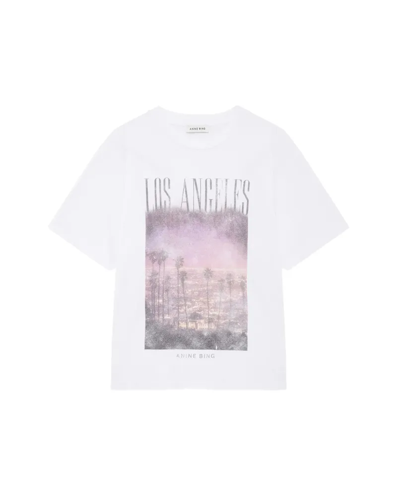 Anine Bing Cade Tee Los Angeles - White White
