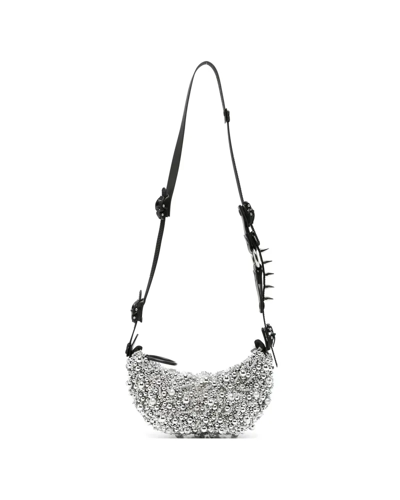 Innerraum Beaded Spike-detail Shoulder Bag Black
