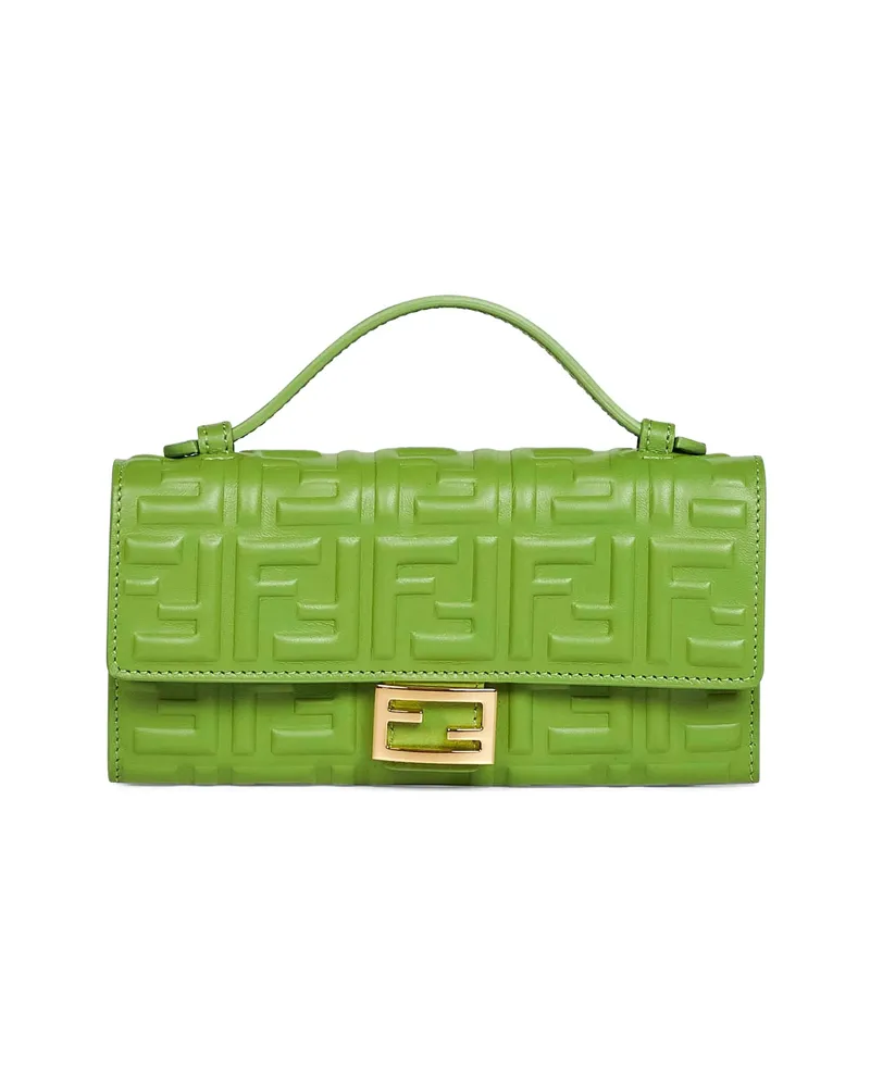 Fendi FF Baguette Wallet Green