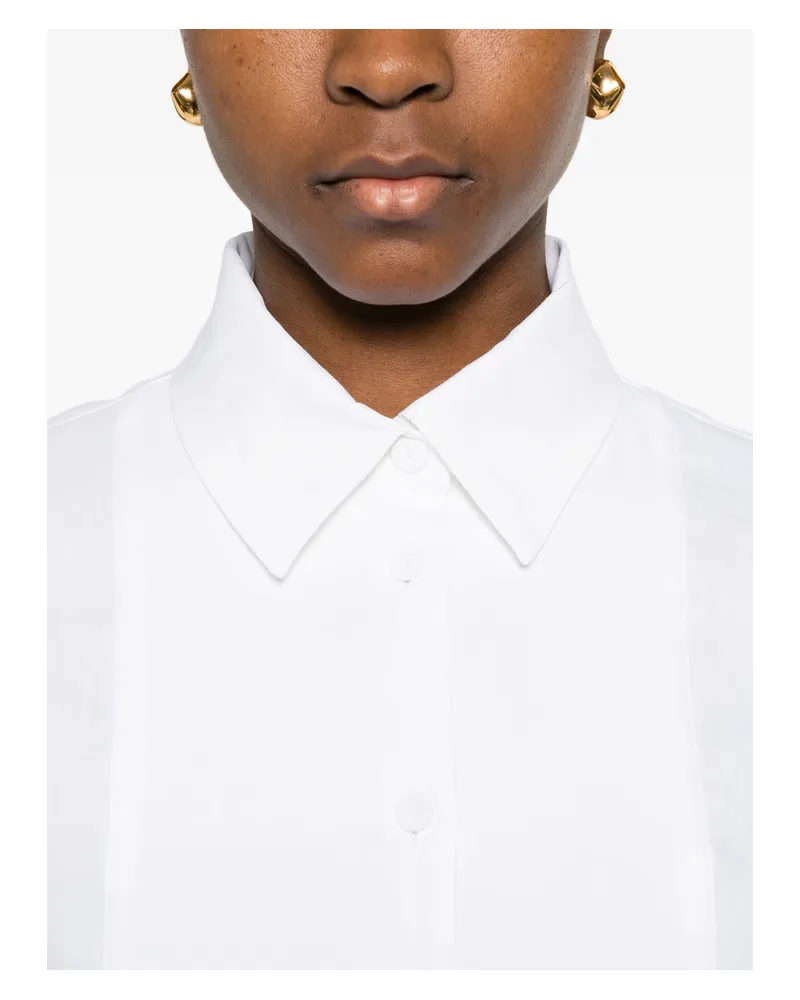 Max Mara Belted Midi Dress White