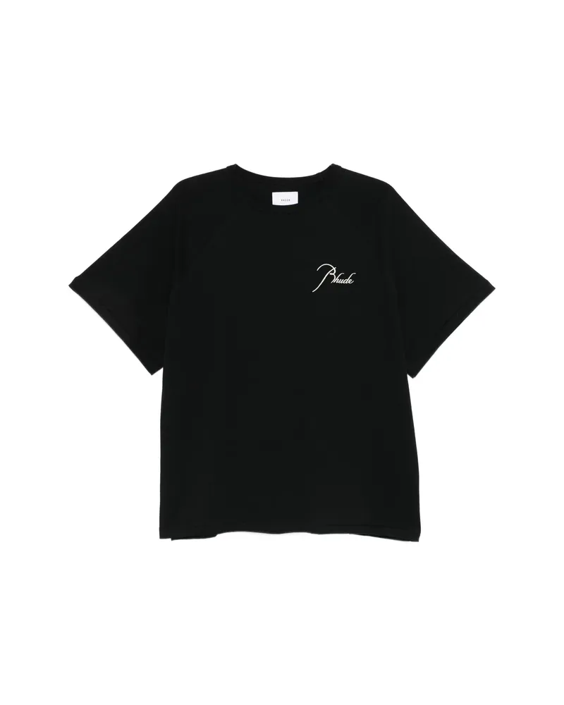 RHUDE Short-sleeve T-shirt Black