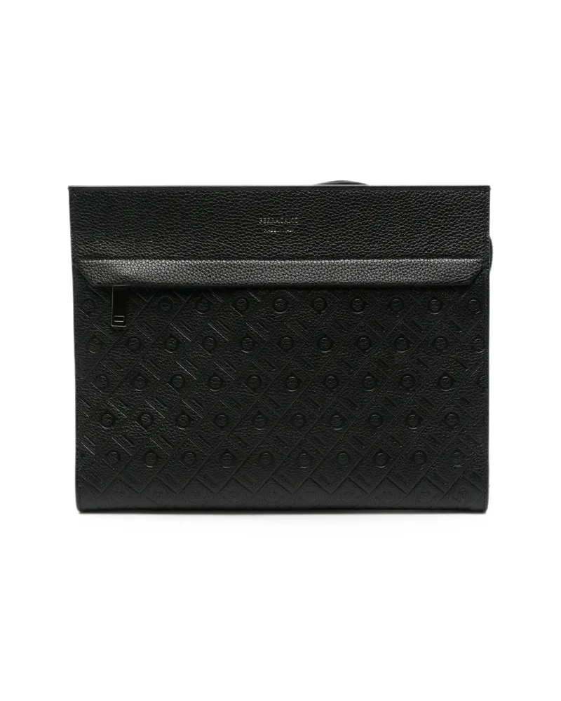 Ferragamo Leather Clutch Bag Black