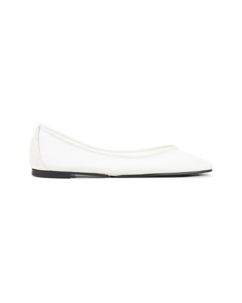 Jacquemus Pointed Ballet Flats White
