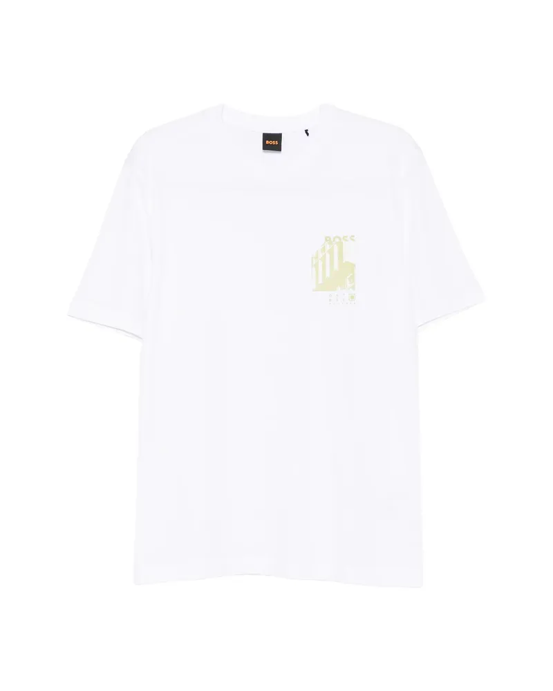 HUGO BOSS Graphic-print T-shirt White