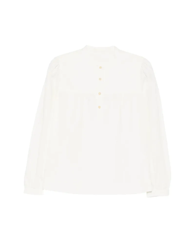 A.P.C. A. p.c. Gathered-yoke Blouse White