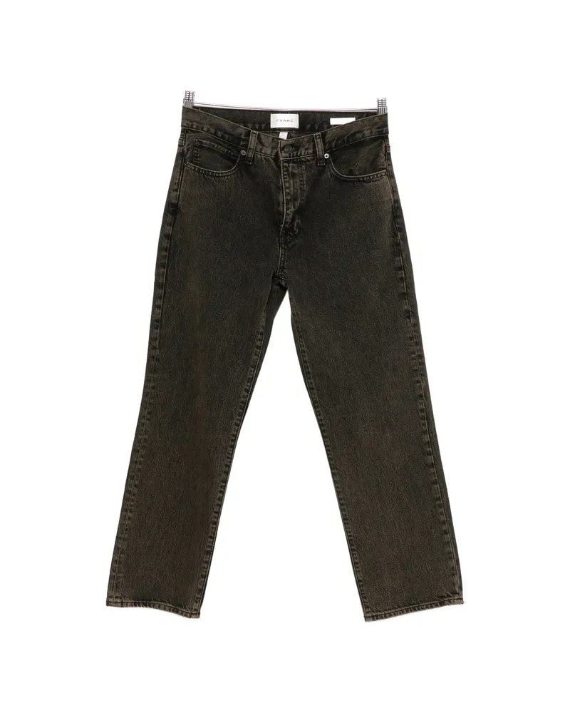 Frame Denim The Hang Straight-leg Jeans Grey