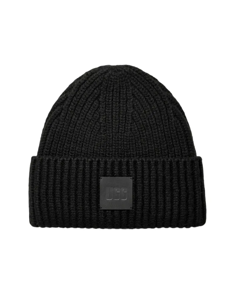 UGG Chunky Rib Beanie Black