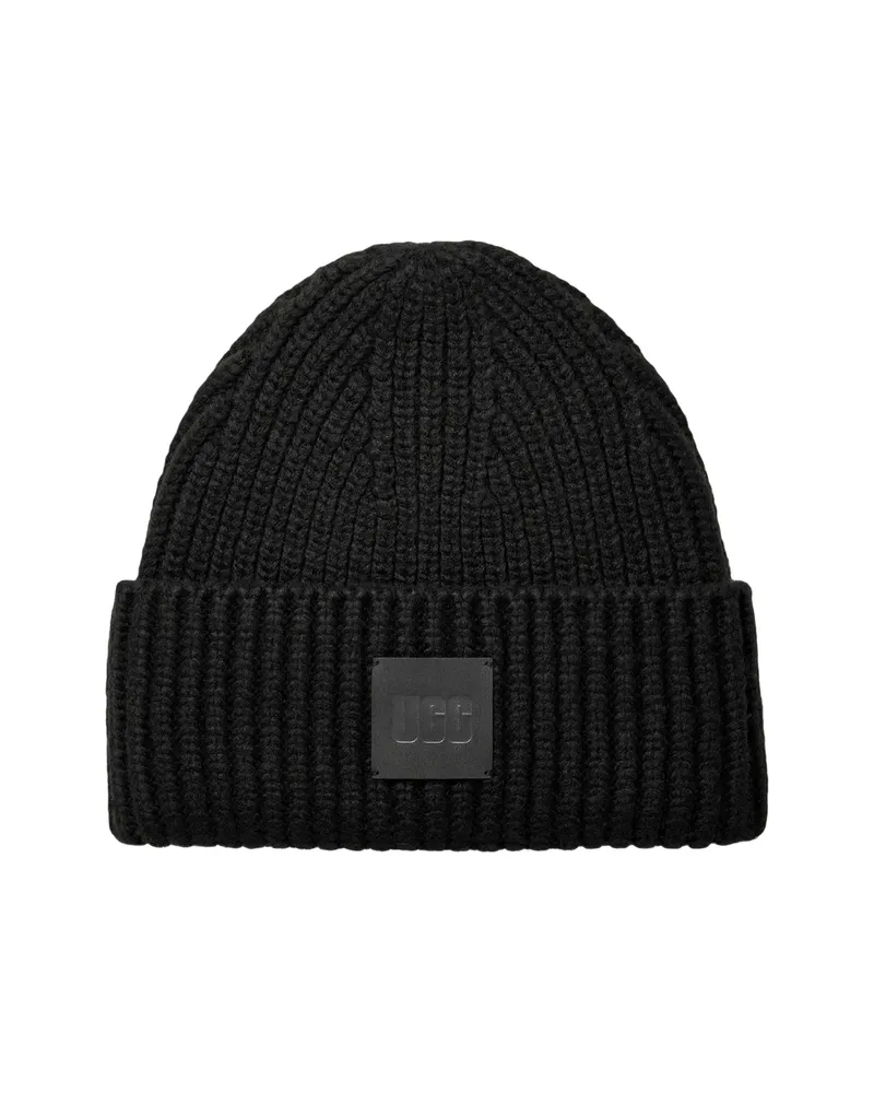 UGG Chunky Rib Beanie Black