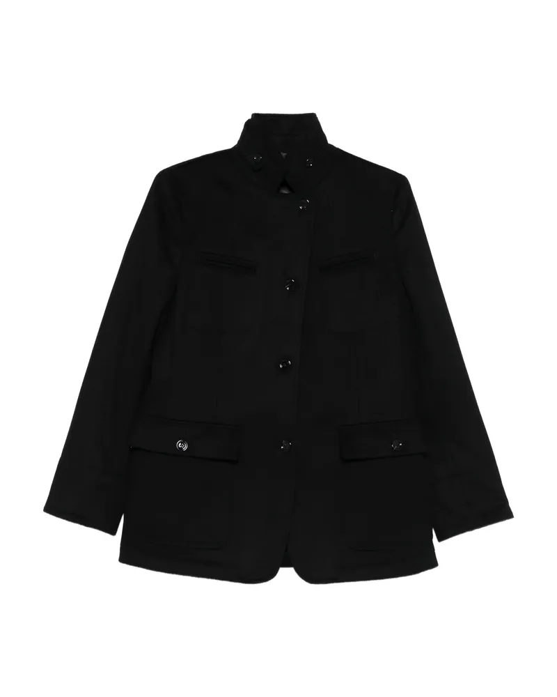 LARDINI Button-fastening Jacket Black