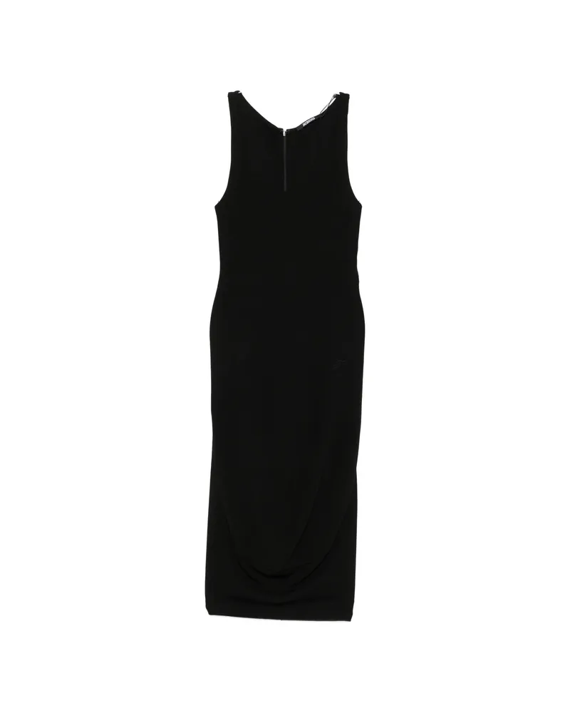 Jacquemus Scoop-neck Sleeveless Midi Dress Black