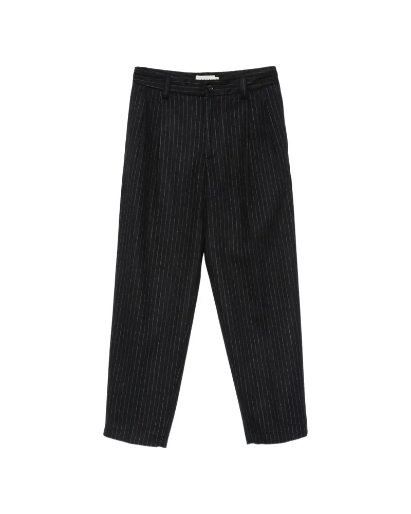 BARENA Roxanne Pinstripe-pattern Tailored Trousers Blue