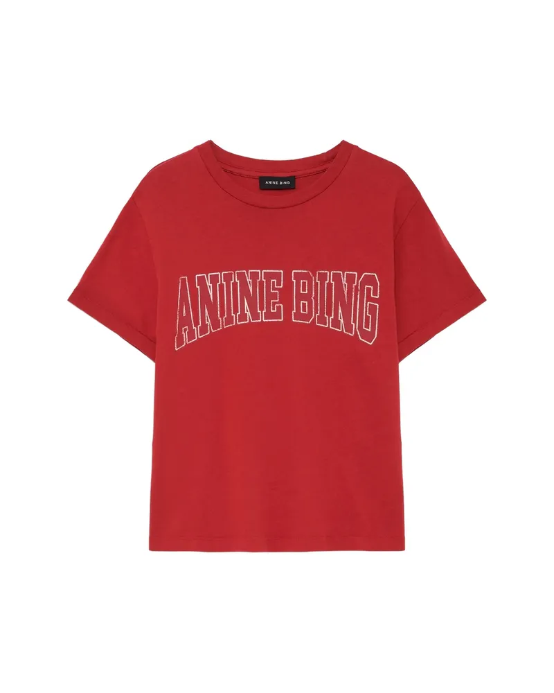 Anine Bing Shelley T-shirt Red