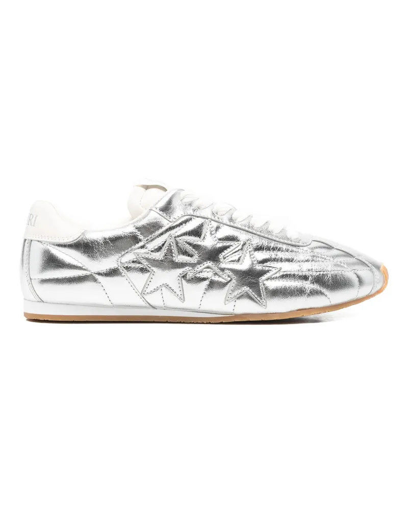 Amiri Pacific Football Slim Sneakers Silver