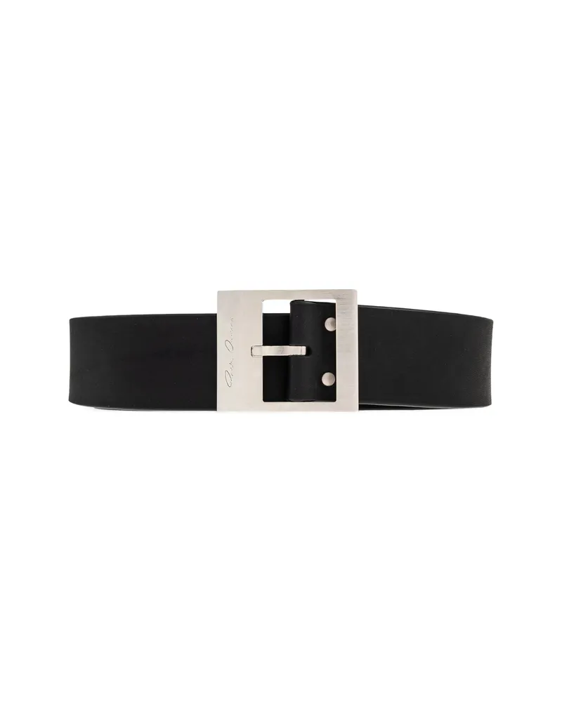 Rick Owens Square-buckle Belt Black