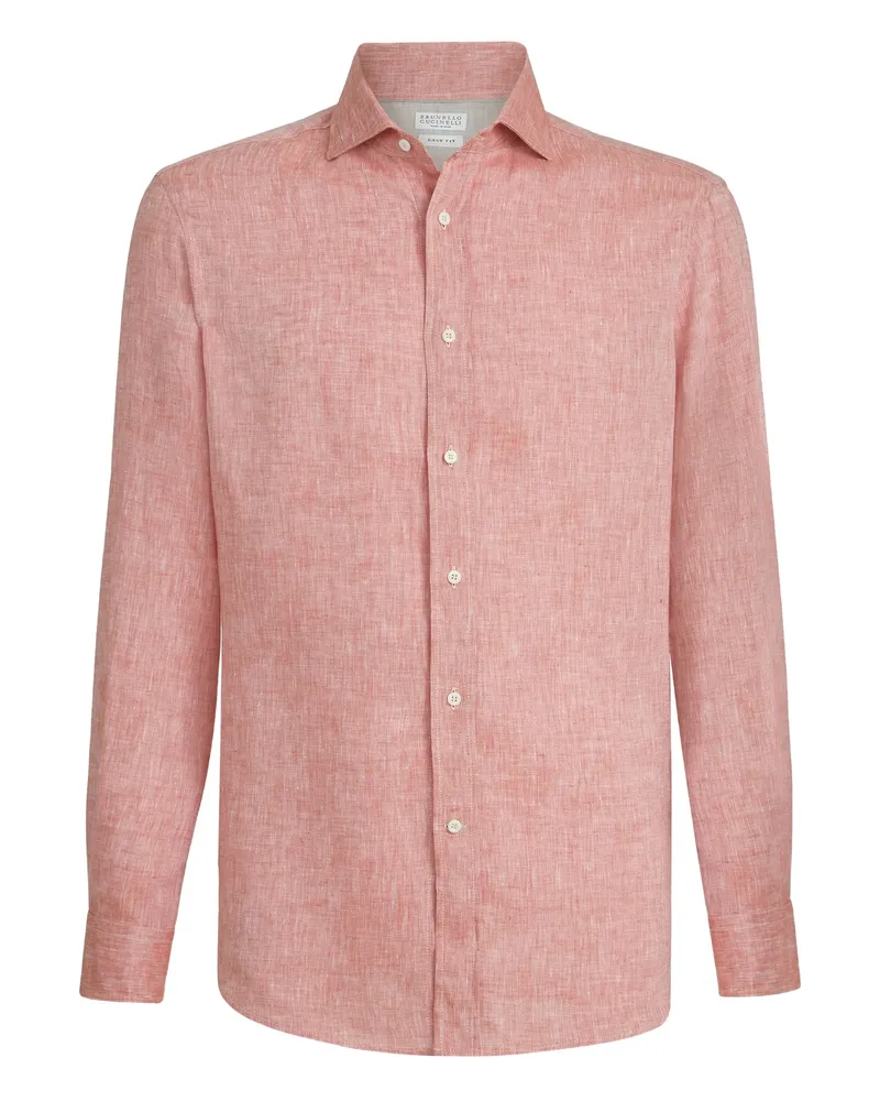 Brunello Cucinelli Button-up Shirt Red