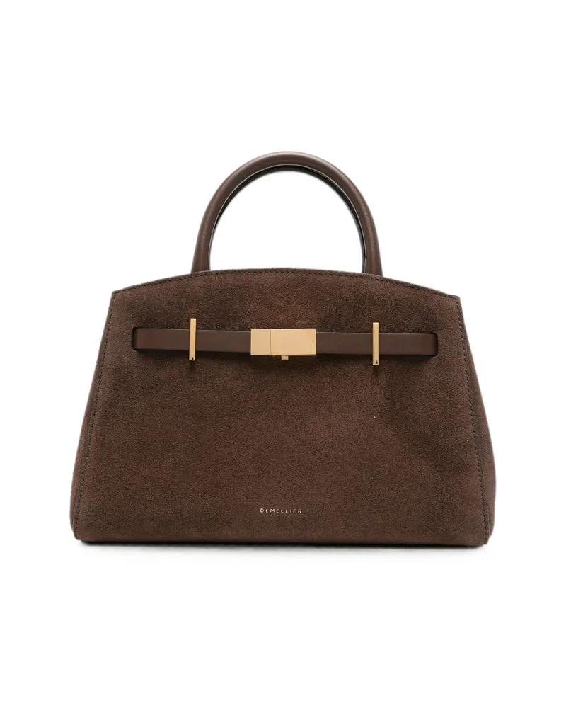 DeMELLIER Small Hudson Tote Bag Brown