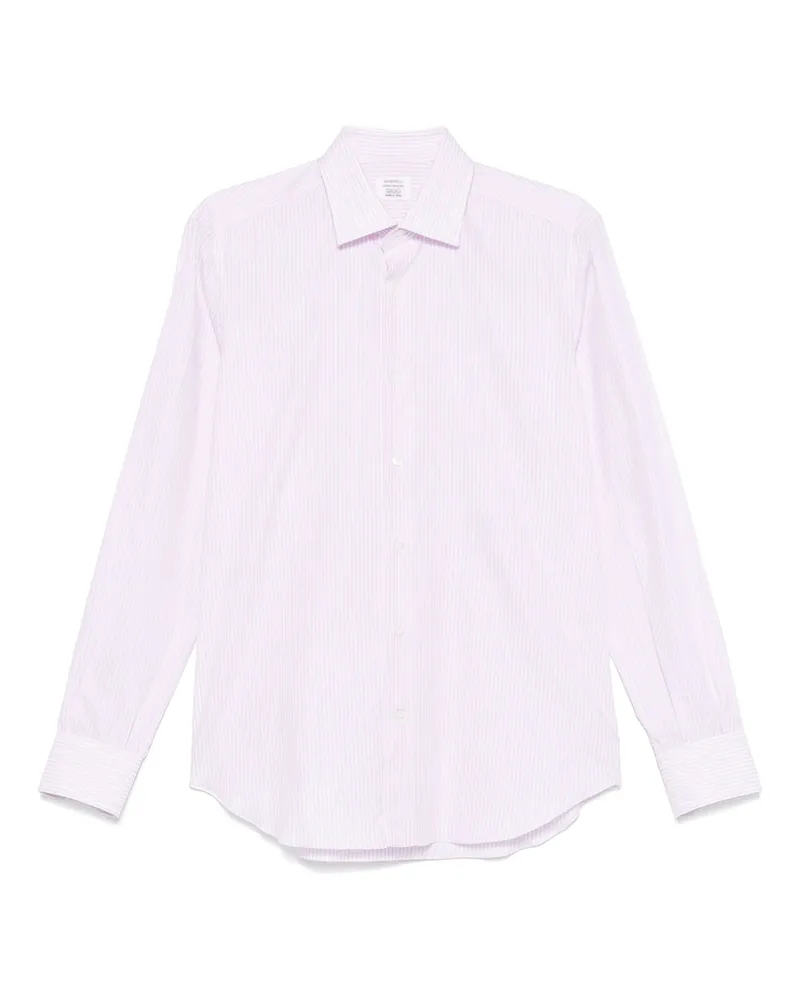 MAZZARELLI Striped Shirt Pink