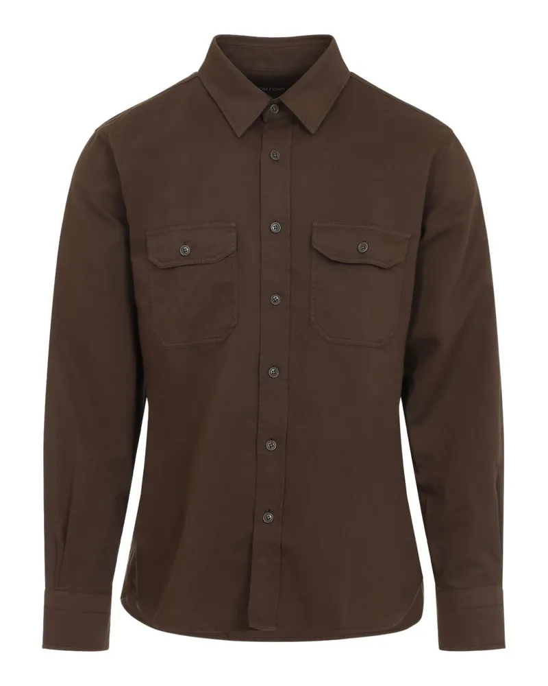 Tom Ford Pocket Shirt Brown