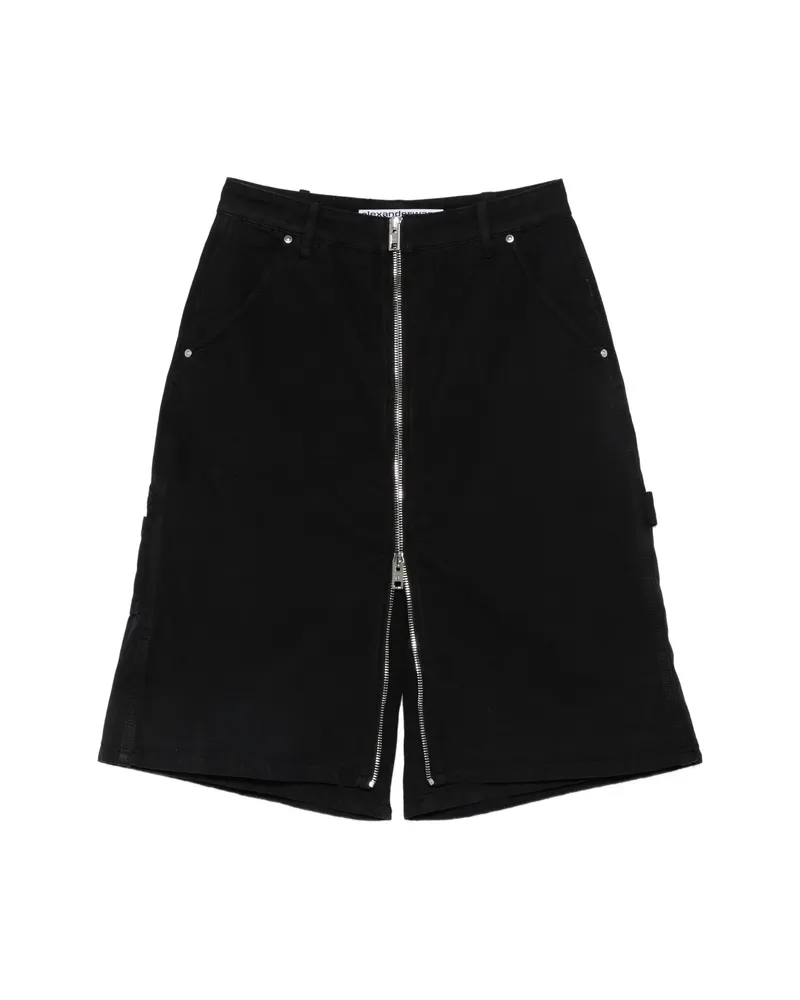 Alexander Wang Zip-front Cargo Shorts Black