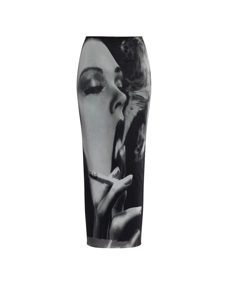 Jean Paul Gaultier The Long Smoking Skirt Grey