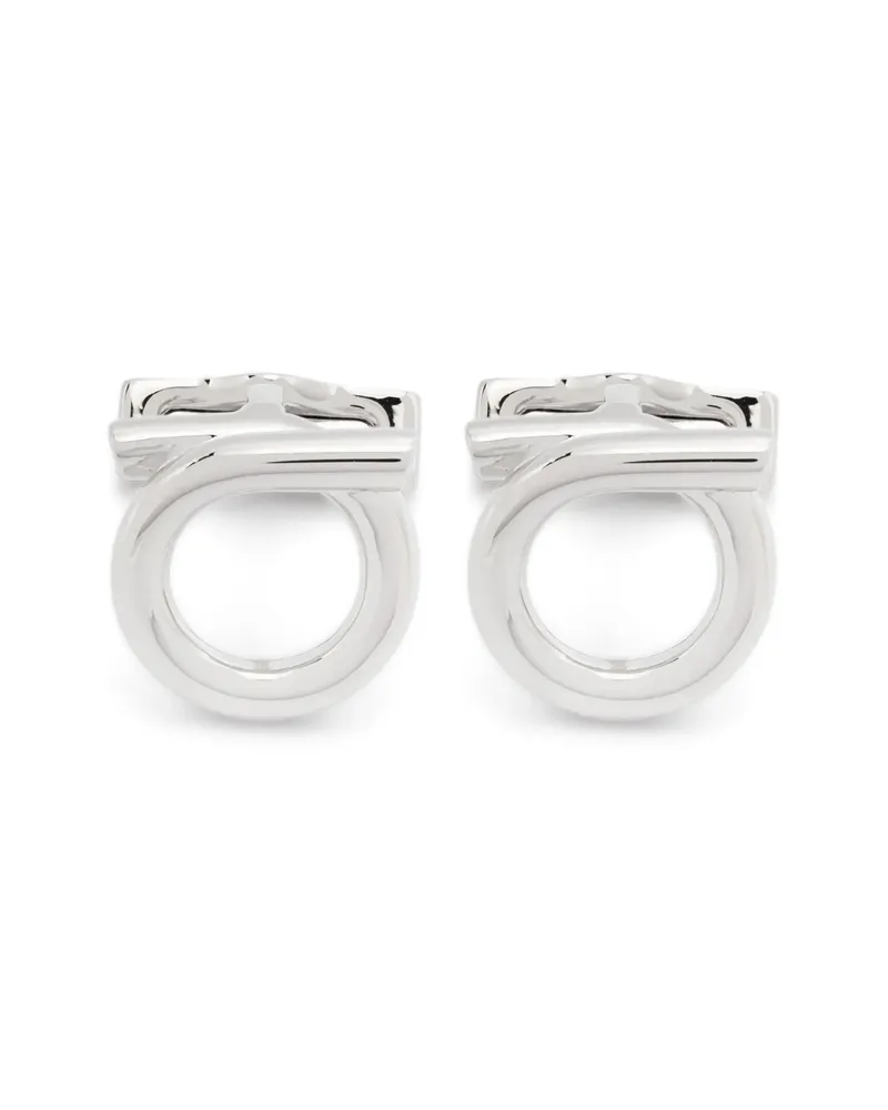 Ferragamo Gancini Cufflinks Silver