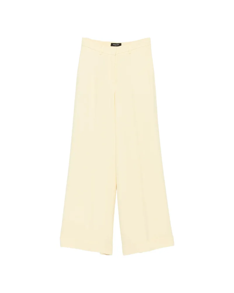 Fabiana Filippi Wide-leg Tailored Trousers Yellow
