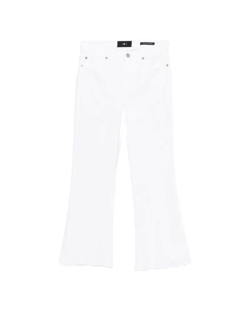 7 for all mankind Frayed-hem Jeans White