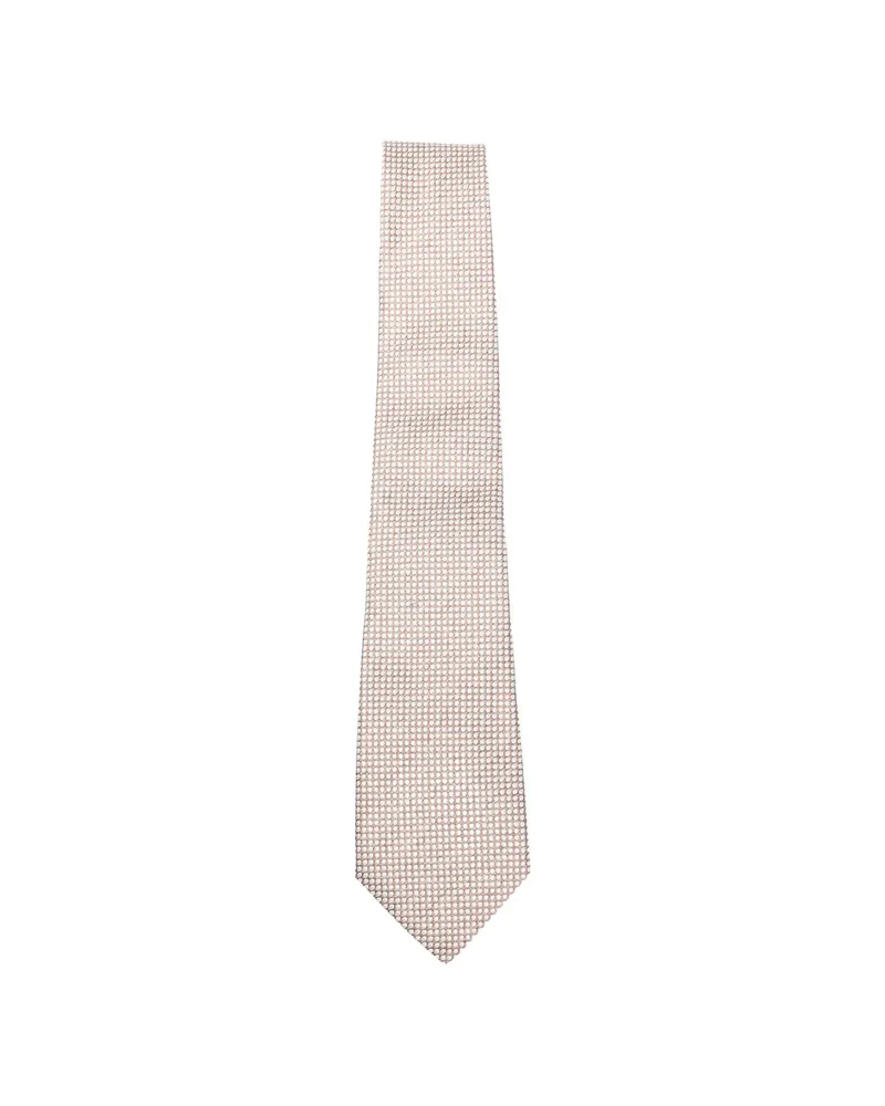 Canali Patterned Tie Neutrals