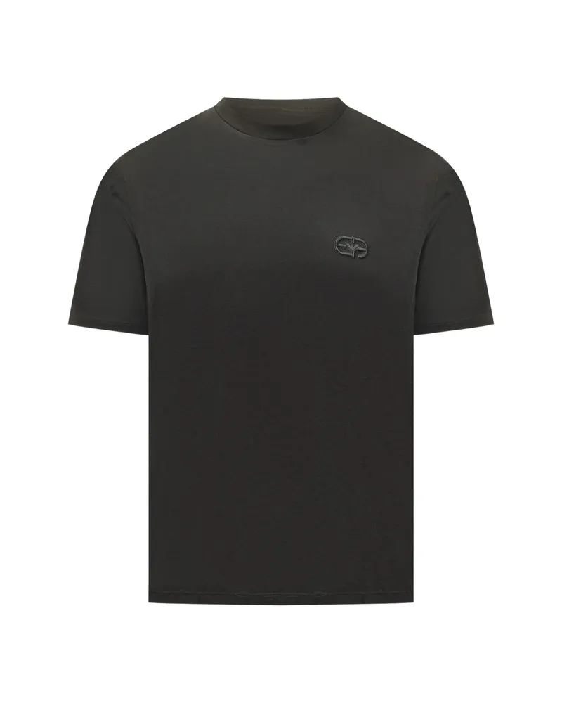 Emporio Armani Appliqué T-shirt Black