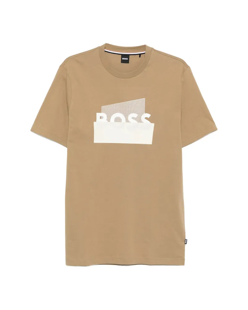 HUGO BOSS Logo T-shirt Neutrals