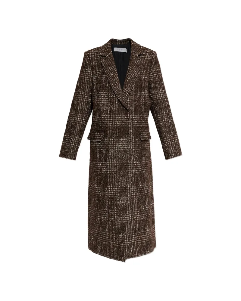 IRO Iglia Bouclé Coat Brown