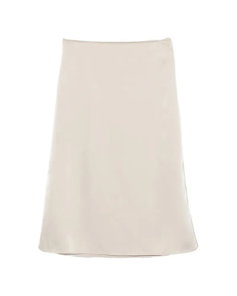 Calvin Klein A-line Midi Skirt Neutrals