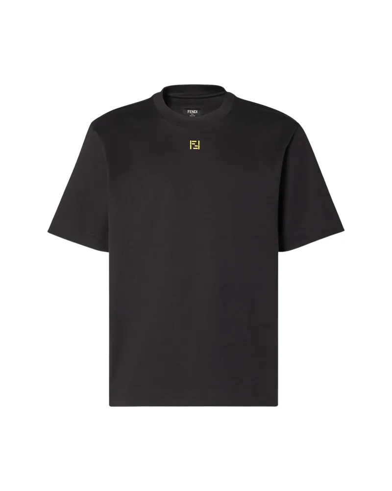 Fendi Logo T-shirt Black