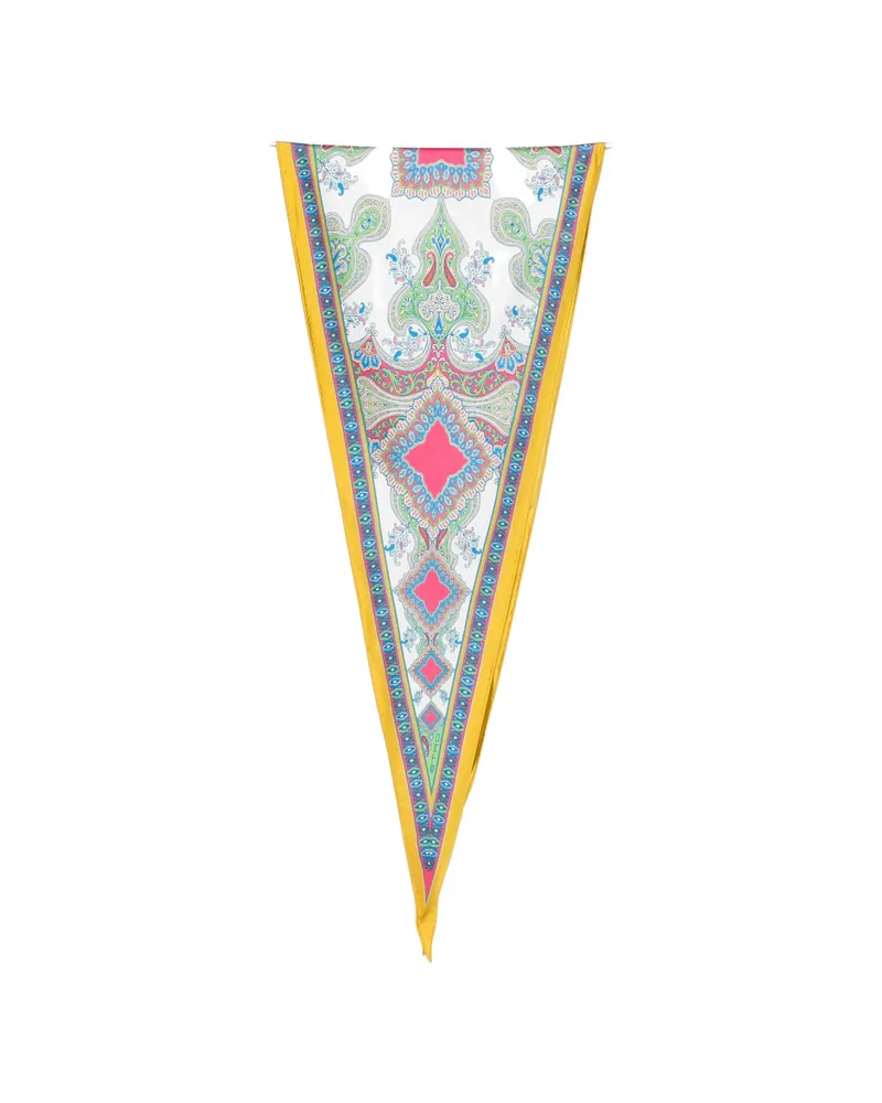 Etro Printed Scarf White