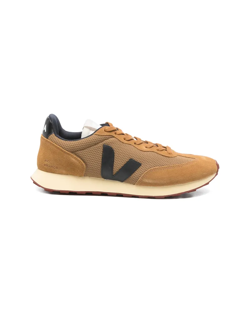 VEJA Rio Branco II Logo-detail Sneakers Brown