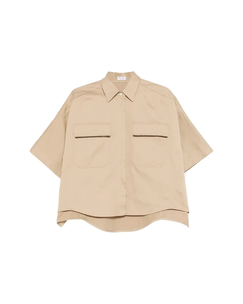 Brunello Cucinelli Pocket Shirt Neutrals