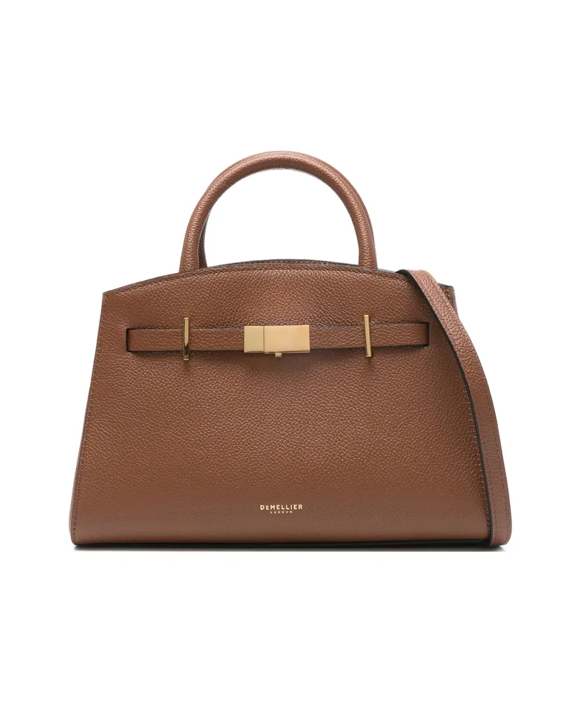 DeMELLIER Small Hudson Tote Bag Brown