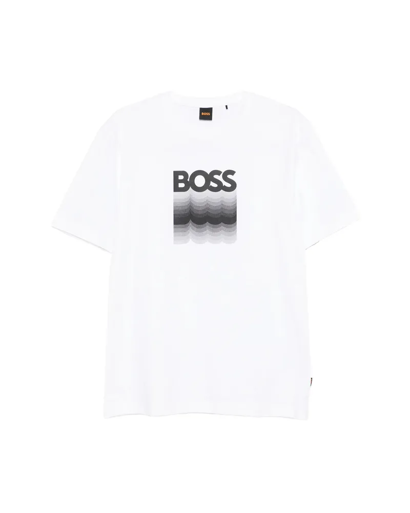 HUGO BOSS Logo-graphic T-shirt White